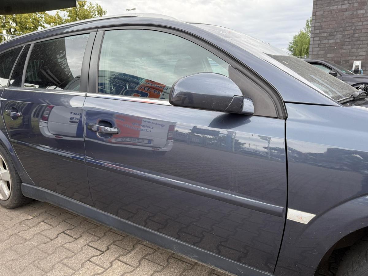 Opel Vectra C original Tür vorn rechts Z168 Metroblau Perl Rohbau BJ06